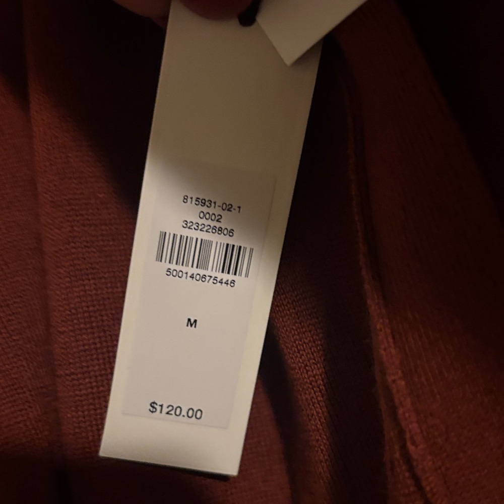 Rust Open Front Cardigan - Picture 2 of 4